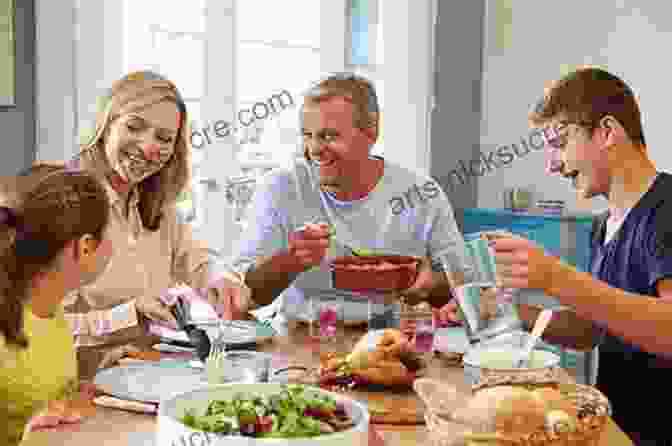 A Family Enjoying A Healthy Meal Together. Two Eggs Two Kids: An Egg Donor S Account Of Friendship Infertility Secrets