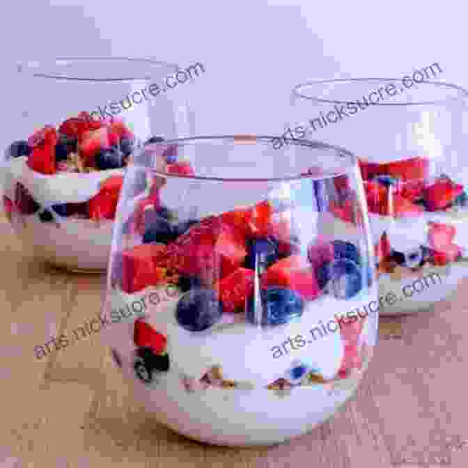 A Photo Of A Greek Yogurt Parfait With Berries And Granola The Vegan Athlete S Cookbook: Protein Rich Recipes To Train Recover And Perform