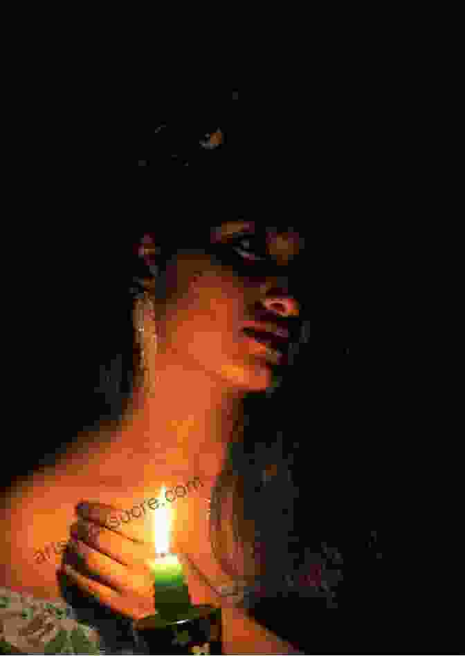 A Woman Standing In A Circle Of Candles, Half Of Her Face In Light, The Other In Shadow Crimes Against Magic (The Hellequin Chronicles 1)