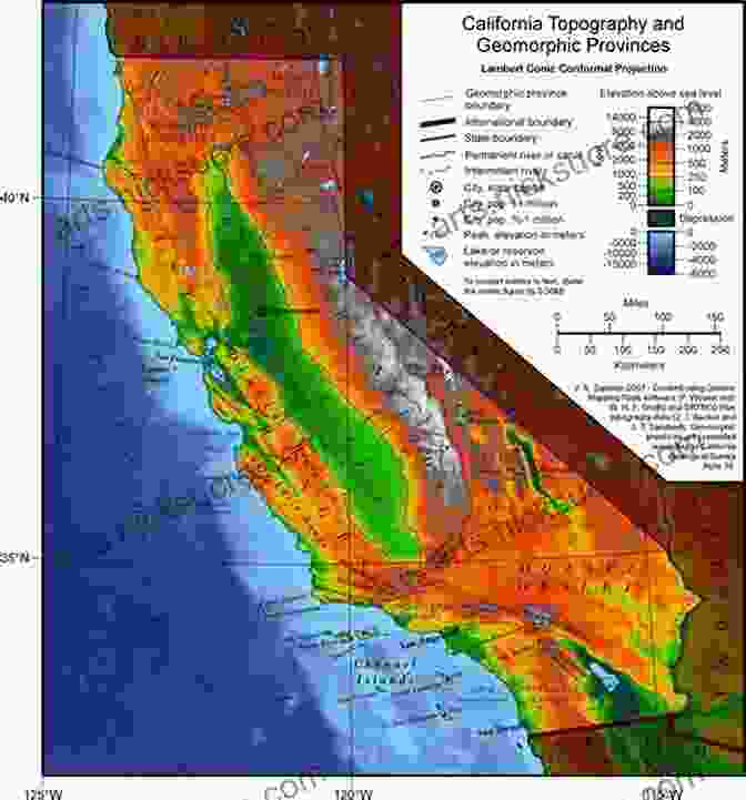 Map Of California's Geography Geography Of The US Western States (California Arizona Colorado And More Geography For Kids US States 5th Grade Social Studies