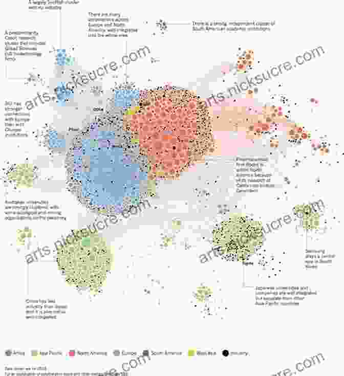 Map Of Scientific Collaboration Networks The Geography Of Scientific Collaboration (Routledge Advances In Regional Economics Science And Policy)