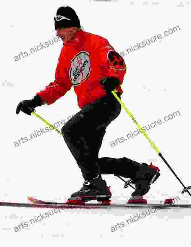 Telemark Turn Technique With A Skier Leaning Into The Turn, Knee Bent, And Heel Lifted Free Heel Skiing: Telemark And Parallel Techniques For All Conditions 3rd Edition (Mountaineers Outdoor Expert)